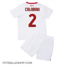 AC Milan Davide Calabria #2 Replika Bortedrakt Barn 2022-23 Kortermet (+ bukser)