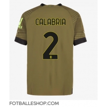 AC Milan Davide Calabria #2 Replika Tredjedrakt 2022-23 Kortermet
