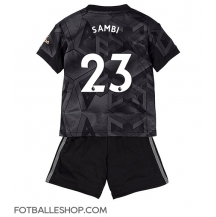 Arsenal Albert Sambi Lokonga #23 Replika Bortedrakt Barn 2022-23 Kortermet (+ bukser)