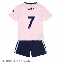 Arsenal Bukayo Saka #7 Replika Tredjedrakt Barn 2022-23 Kortermet (+ bukser)