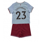 Aston Villa Philippe Coutinho #23 Replika Bortedrakt Barn 2022-23 Kortermet (+ bukser)