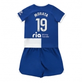 Atletico Madrid Alvaro Morata #19 Replika Bortedrakt Barn 2023-24 Kortermet (+ bukser)