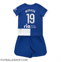 Atletico Madrid Alvaro Morata #19 Replika Bortedrakt Barn 2023-24 Kortermet (+ bukser)