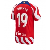 Atletico Madrid Alvaro Morata #19 Replika Hjemmedrakt 2022-23 Kortermet