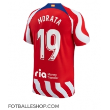 Atletico Madrid Alvaro Morata #19 Replika Hjemmedrakt 2022-23 Kortermet