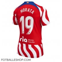 Atletico Madrid Alvaro Morata #19 Replika Hjemmedrakt Dame 2022-23 Kortermet