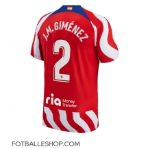 Atletico Madrid Jose Gimenez #2 Replika Hjemmedrakt 2022-23 Kortermet