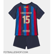 Barcelona Andreas Christensen #15 Replika Hjemmedrakt Barn 2022-23 Kortermet (+ bukser)