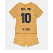 Barcelona Ansu Fati #10 Replika Bortedrakt Barn 2022-23 Kortermet (+ bukser)