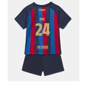 Barcelona Eric Garcia #24 Replika Hjemmedrakt Barn 2022-23 Kortermet (+ bukser)