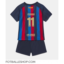 Barcelona Ferran Torres #11 Replika Hjemmedrakt Barn 2022-23 Kortermet (+ bukser)