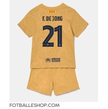 Barcelona Frenkie de Jong #21 Replika Bortedrakt Barn 2022-23 Kortermet (+ bukser)