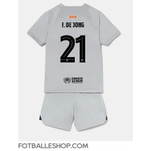 Barcelona Frenkie de Jong #21 Replika Tredjedrakt Barn 2022-23 Kortermet (+ bukser)