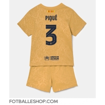 Barcelona Gerard Pique #3 Replika Bortedrakt Barn 2022-23 Kortermet (+ bukser)