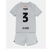 Barcelona Gerard Pique #3 Replika Tredjedrakt Barn 2022-23 Kortermet (+ bukser)