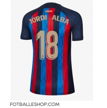 Barcelona Jordi Alba #18 Replika Hjemmedrakt Dame 2022-23 Kortermet