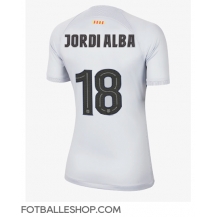 Barcelona Jordi Alba #18 Replika Tredjedrakt Dame 2022-23 Kortermet
