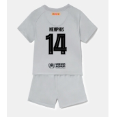 Barcelona Memphis Depay #14 Replika Tredjedrakt Barn 2022-23 Kortermet (+ bukser)