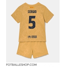 Barcelona Sergio Busquets #5 Replika Bortedrakt Barn 2022-23 Kortermet (+ bukser)
