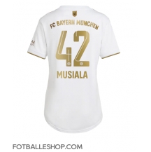 Bayern Munich Jamal Musiala #42 Replika Bortedrakt Dame 2022-23 Kortermet