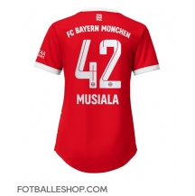 Bayern Munich Jamal Musiala #42 Replika Hjemmedrakt Dame 2022-23 Kortermet