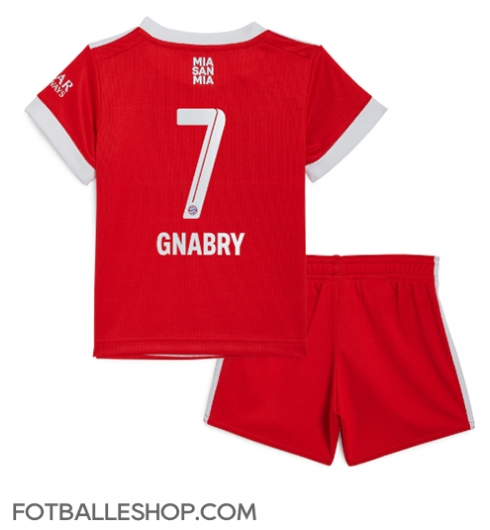 Bayern Munich Serge Gnabry #7 Replika Hjemmedrakt Barn 2022-23 Kortermet (+ bukser)