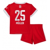 Bayern Munich Thomas Muller #25 Replika Hjemmedrakt Barn 2022-23 Kortermet (+ bukser)