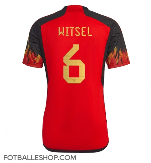 Belgia Axel Witsel #6 Replika Hjemmedrakt VM 2022 Kortermet