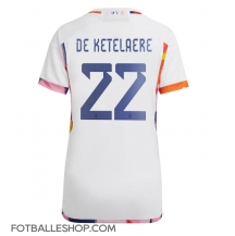 Belgia Charles De Ketelaere #22 Replika Bortedrakt Dame VM 2022 Kortermet