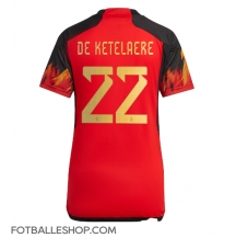 Belgia Charles De Ketelaere #22 Replika Hjemmedrakt Dame VM 2022 Kortermet