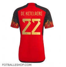 Belgia Charles De Ketelaere #22 Replika Hjemmedrakt VM 2022 Kortermet