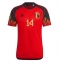 Belgia Dries Mertens #14 Replika Hjemmedrakt VM 2022 Kortermet