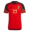 Belgia Michy Batshuayi #23 Replika Hjemmedrakt VM 2022 Kortermet