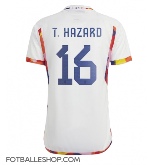 Belgia Thorgan Hazard #16 Replika Bortedrakt VM 2022 Kortermet