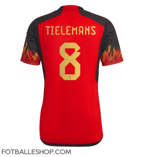 Belgia Youri Tielemans #8 Replika Hjemmedrakt VM 2022 Kortermet