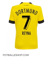 Borussia Dortmund Giovanni Reyna #7 Replika Hjemmedrakt Dame 2022-23 Kortermet