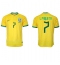 Brasil Lucas Paqueta #7 Replika Hjemmedrakt VM 2022 Kortermet