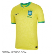 Brasil Replika Hjemmedrakt VM 2022 Kortermet