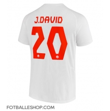 Canada Jonathan David #20 Replika Bortedrakt VM 2022 Kortermet