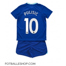 Chelsea Christian Pulisic #10 Replika Hjemmedrakt Barn 2022-23 Kortermet (+ bukser)