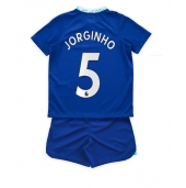 Chelsea Jorginho #5 Replika Hjemmedrakt Barn 2022-23 Kortermet (+ bukser)