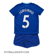 Chelsea Jorginho #5 Replika Hjemmedrakt Barn 2022-23 Kortermet (+ bukser)