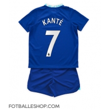 Chelsea Kante #7 Replika Hjemmedrakt Barn 2022-23 Kortermet (+ bukser)