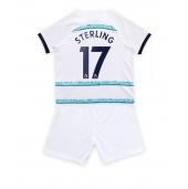 Chelsea Raheem Sterling #17 Replika Bortedrakt Barn 2022-23 Kortermet (+ bukser)