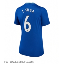 Chelsea Thiago Silva #6 Replika Hjemmedrakt Dame 2022-23 Kortermet