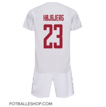 Danmark Pierre-Emile Hojbjerg #23 Replika Bortedrakt Barn VM 2022 Kortermet (+ bukser)