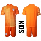 England Keeper Replika Bortedrakt Barn VM 2022 Kortermet (+ bukser)
