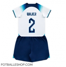England Kyle Walker #2 Replika Hjemmedrakt Barn VM 2022 Kortermet (+ bukser)
