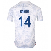 Frankrike Adrien Rabiot #14 Replika Bortedrakt VM 2022 Kortermet