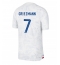 Frankrike Antoine Griezmann #7 Replika Bortedrakt VM 2022 Kortermet